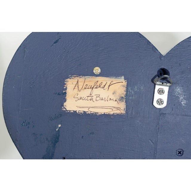 1980s Max Neufeldt Blue Bird Heart College 1985 For Sale - Image 5 of 7