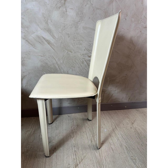 Leather Chairs, 1980s, Set of 6 For Sale - Image 12 of 15