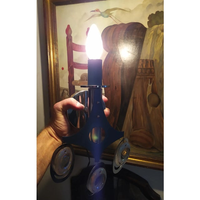 Wall Lights attributed to Oscar Torlasco,1960s, Set of 2 For Sale - Image 6 of 7