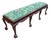 Early 20th Century Chippendale-Style Upholstered Bench For Sale