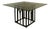 Black Lacquered Oak and Beech Table with Leather Bindings and Tempered Glass Top by Gasparucci Italo, Italy, 1970s For Sale