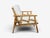 Ficks Reed, Two Seater Sofa, Bamboo, Cane, White Fabric, Usa, 1950s For Sale - Image 9 of 15