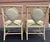 Late 20th Century Vintage Ficks Reed Rattan Dining Armchairs With Teardrop Upholstered Backs, a Pair For Sale - Image 5 of 12