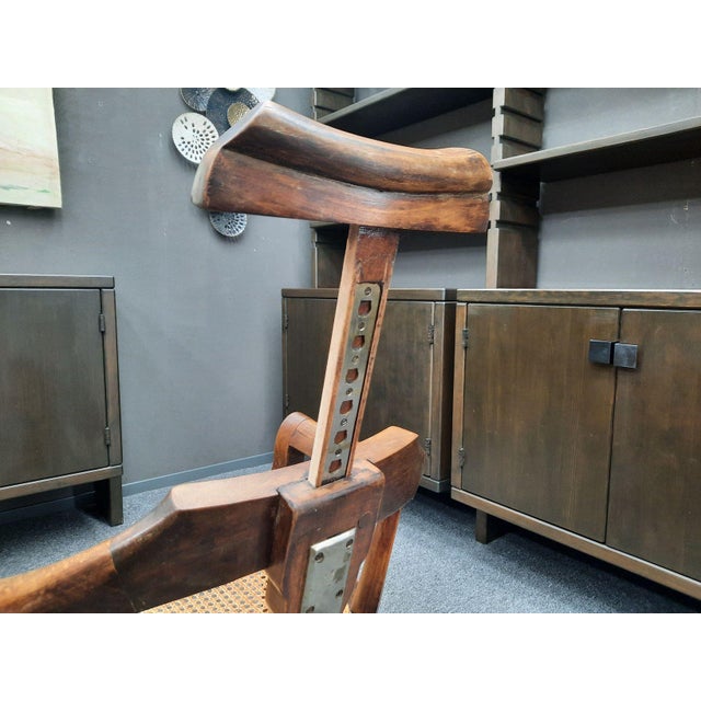 Antique Barbers Chair with Adjustable Headrest, 1900s For Sale - Image 12 of 18