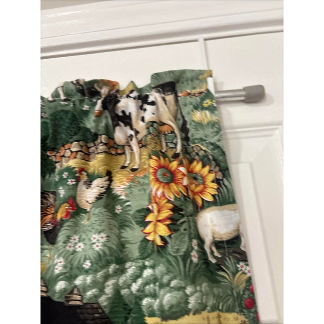 Red Cow Panel Print 50 Wide X 50 Length Handmade For Sale - Image 8 of 12