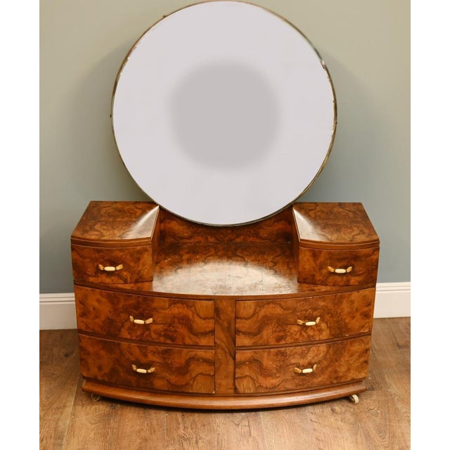 Art Deco Dressing Table in Burr Walnut, 1930 For Sale - Image 16 of 16