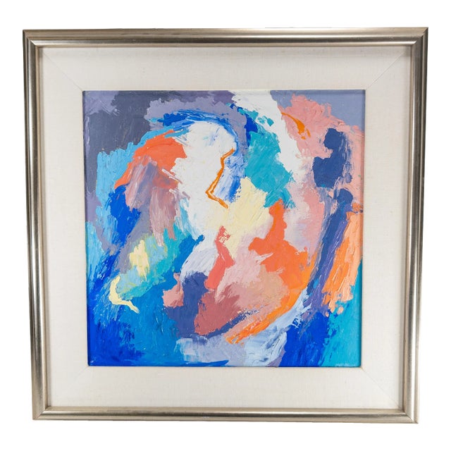 1990's Contemporary Modern Abstract Painting by Corrie McCallum of Charleston For Sale