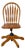 Vintage Scandinavian Modern Teak Adjustable Swivel Desk Chair With Sculptural Spindle Back For Sale