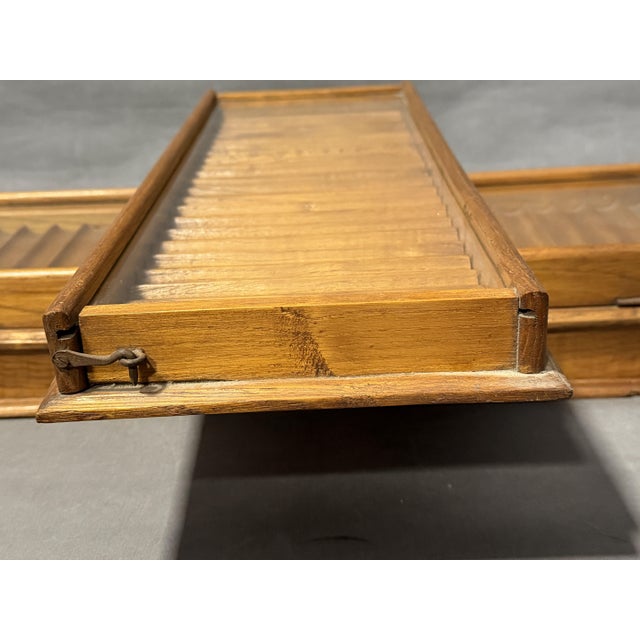 1950s Antique Cigar Display Boxes in Wood, 1955, Set of 3 For Sale - Image 5 of 7