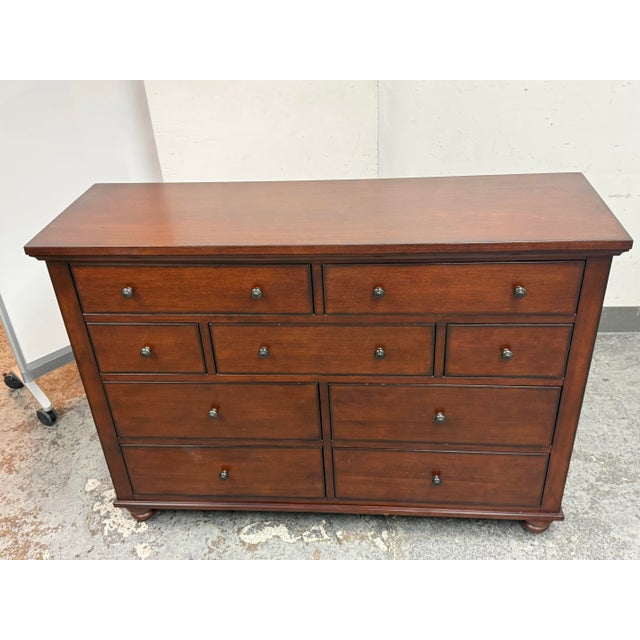 2010s Aspenhome Cambridge Brown Cherry Dresser For Sale - Image 5 of 12