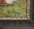 Early 20th Century Oil Painting European Barn Landscape in Faux Bois Frame For Sale - Image 11 of 13