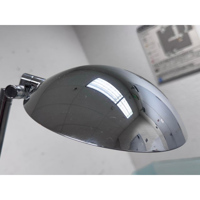Chrome Herbert H. Schultes for ClassiCon Orbis Table Lamp For Sale - Image 8 of 12