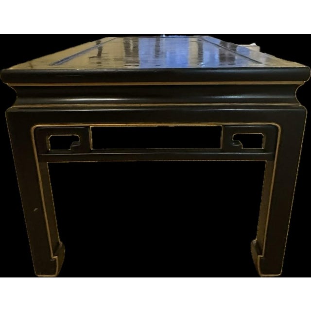 Chinoiserie 1990s Chinoiserie Handcrafted Coffee Table For Sale - Image 3 of 7