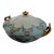 1950s Gold Leaf Petite Floral Casserole Dish With Lid For Sale