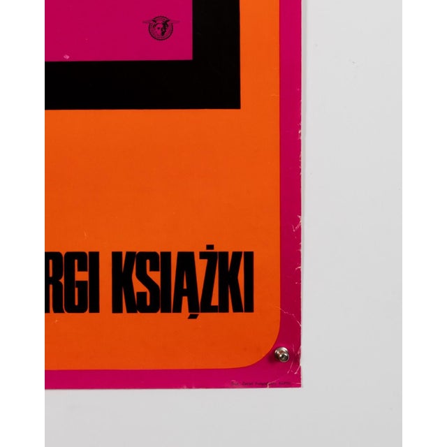 Paper Vintage International Book Fair 1979 Poster by Janowski For Sale - Image 7 of 9