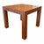 Milo Baughman Vintage 1970s Large Boho Wood-Grain Laminate Side/End Table For Sale - Image 4 of 6