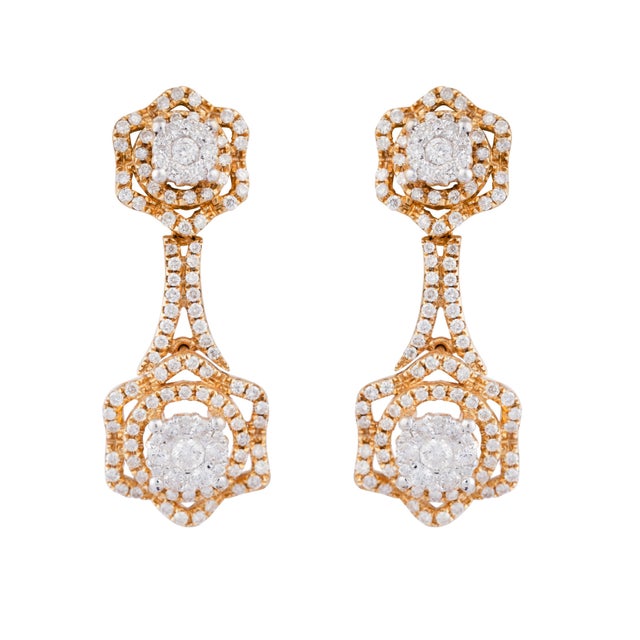 Diamond Set in 18k gold For Sale - Image 4 of 5