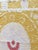 Suzani Tribal Textile - Neutral Tan Tashkent Embroidery, 4'8'' X 5'1'' For Sale - Image 4 of 8