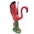 Mid 20th Century Open Wing Pink Flamingo Ceramic Tabletop Statue by Leftons For Sale - Image 4 of 6