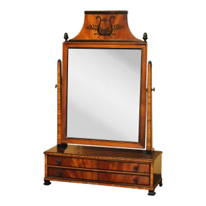 Late 19th Century Biedermeier Revival Shaving Mirror