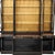 Chinoiserie Vintage Karges Chinoiserie Style Bubble Glass Secretary Breakfront For Sale - Image 3 of 17