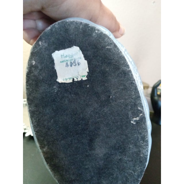 Stunning Haeger Ribbed Fan Vase For Sale - Image 4 of 7