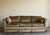 Wood Late 20th Century Champagne Velvet Pair of Tuxedo Sofas by Sherrill, Made in Usa For Sale - Image 7 of 13