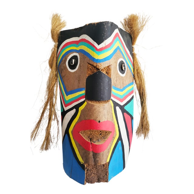 Mid-Century Brazilian Mask, 1960s For Sale