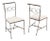 1940s Brass Dining Side Chairs - Set of 6 For Sale - Image 9 of 9