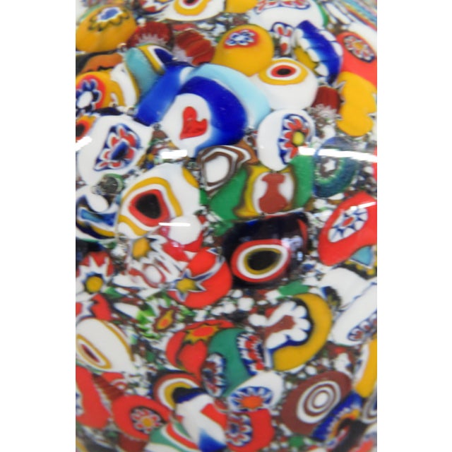 Gentile Millefiori Starr City W Va Stamped Art Glass Paper Weight 4431b For Sale - Image 4 of 9