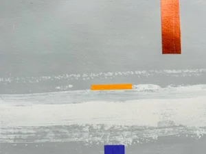 Abstract Painting in Acrylic on Sennelier Paper by Erik Sulander.