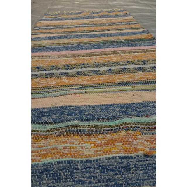 1950s Rag Rug Swedish Mid Century For Sale - Image 5 of 7