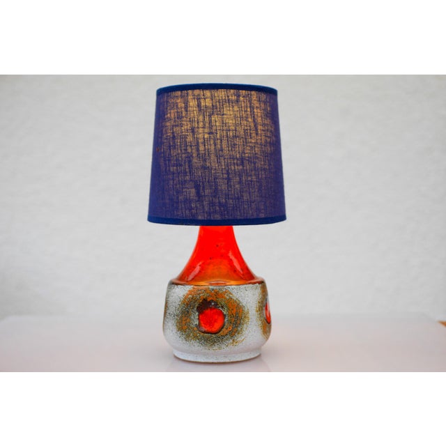 Ceramic Mid-Century Modern Pottery Lamp from Tilgmans, 1970s For Sale - Image 7 of 15