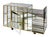 1970s Mid-Century Modern Italian Brass and Glass Console Table, 1970s For Sale - Image 5 of 9