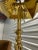 Contemporary 1970s Solid Brass Triple Helix Floor Lamp For Sale - Image 3 of 5