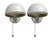 Scandinavian Wall Sconces by Knud Christensen for Abo Randers, Denmark, 1970s, Set of 2 For Sale
