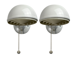 Scandinavian Wall Sconces by Knud Christensen for Abo Randers, Denmark, 1970s, Set of 2