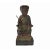 Brown Vintage Chinese Wooden Carved Home Guardian Deity Figure For Sale - Image 8 of 8