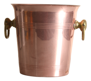Vintage Champagne Bucket in Copper and Brass Metal, 1960s
