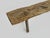 Low Brutalist Folk Art Wood Bench, 1960s For Sale - Image 9 of 11