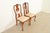 Stanley Furniture Queen Anne Solid Mahogany Side Chairs or Dining Chairs by Stanley, Pair For Sale - Image 4 of 14