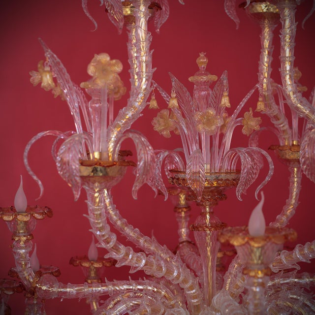 Murano Chandelier by Atelier Iskra for Ribes For Sale - Image 6 of 8
