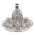 Liqueur Set with Pierced Sterling Silver Overlay, Set of 14 For Sale - Image 12 of 12