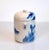 Chinese Porcelain Blue & White Landscape Tea Caddy or Storage Jar, Vintage Mid Century For Sale - Image 4 of 7
