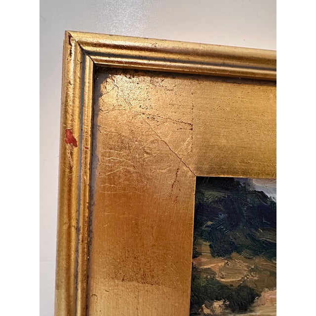 Beautiful Signed Landscape Painting For Sale - Image 4 of 12