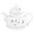 1980s Porcelain Noblesse Teapot with Stylised Floral Motif from Royal Copenhagen, 1980s For Sale - Image 5 of 5