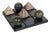 Tic Tac Toe Marble Board, Black For Sale
