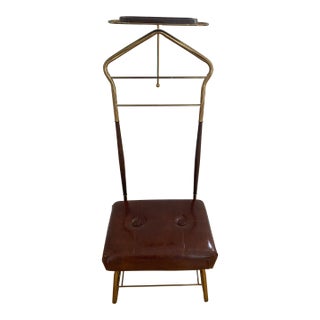 Mid 20th Century Marvelous Mid-Century Modern "Val-O-Seat" Valet Stand/Chair by Pearl Wick For Sale