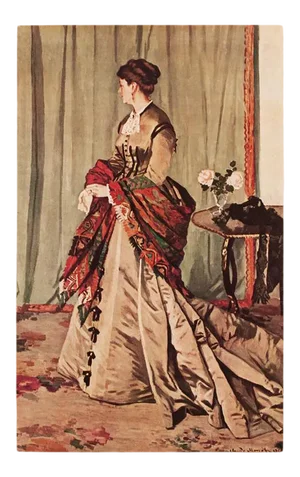 1940s After Claude Monet "Madame G", First Edition Parisian Full-Color Print