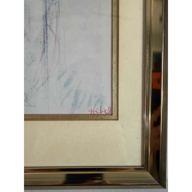 Vintage Framed Figurative Artwork, Circa 1990s' For Sale - Image 12 of 14